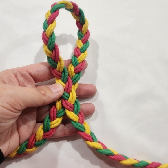 Colourful Amiani Boho Embroidered Fabric Slouchy Satchel - Picture 10 of 16